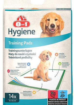 8in1 Mata absorbująca Training Pads 56x56cm - małe opakowanie 14szt