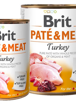 Brit Pate & Meat Dog Turkey puszka 800g