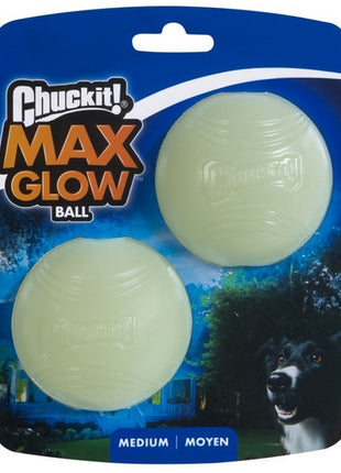 Chuckit! Max Glow Ball Medium 2pak [33067]