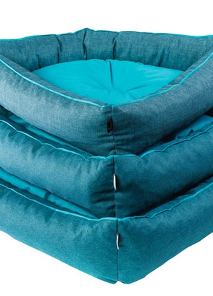 Diversa Legowisko Corner M turkus-niebieski