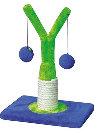 Yarro Drapak Mini Drzewko zielono-niebieski 18x18x32cm [Y1160]