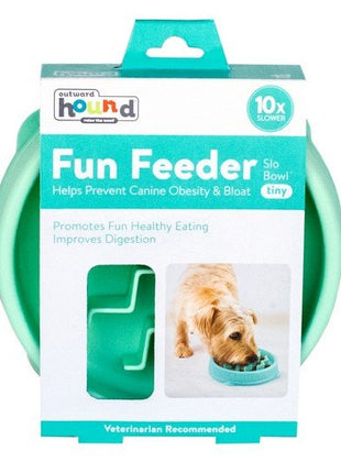 Outward Hound Fun Feeder Tiny (XS) Miska spowalniająca miętowa [67829]
