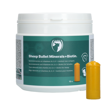 Excellent Sheep Bullet Minerals + Biotin 10 stuks