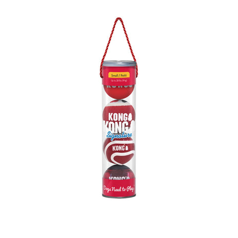 KONG Signature Balls 4-pk Assorted Smm Jan