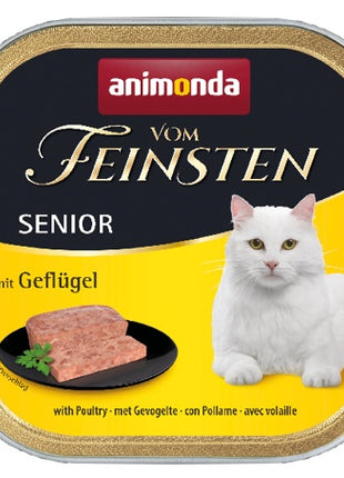 Animonda vom Feinsten Cat Senior z Drobiem tacka 100g