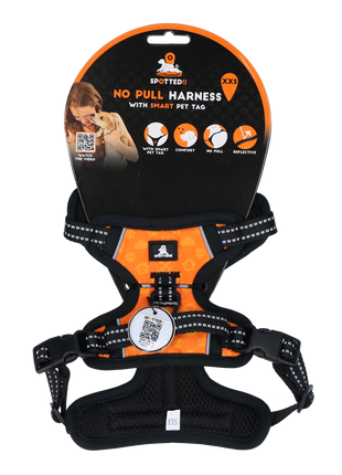 Spotted! Pro No Pull Harnas Oranje