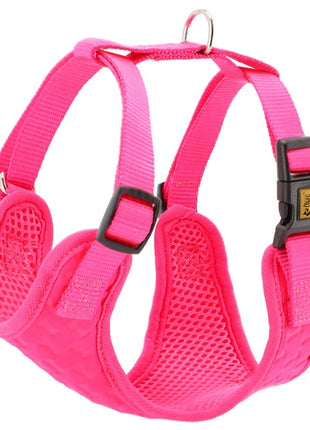 Dingo Szelki bezuciskowe z dwupaskową regulacją S różowe