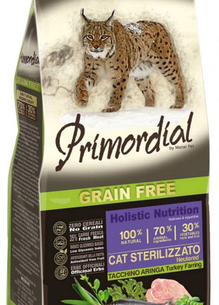 Primordial Cat Grain Free Sterilized Turkey & Herring 6kg