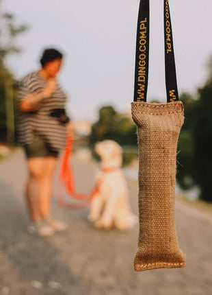 Dingo Zabawka dla psa - Szarpak z juty z uchwytem 60/8cm