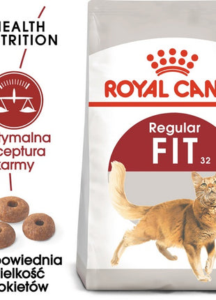 Royal Canin Fit karma sucha dla kotów dorosłych, wspierająca idealną kondycję 2kg