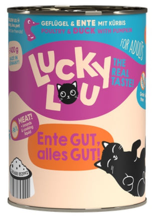 Lucky Lou Lifestage Adult Drób i kaczka puszka 400g