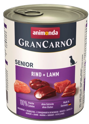 Animonda GranCarno Original Senior Rind Lamm Wołowina + Jagnięcina puszka 800g