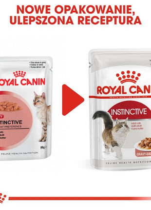 Royal Canin Instinctive w sosie karma mokra dla kotów dorosłych, wybrednych saszetka 85g