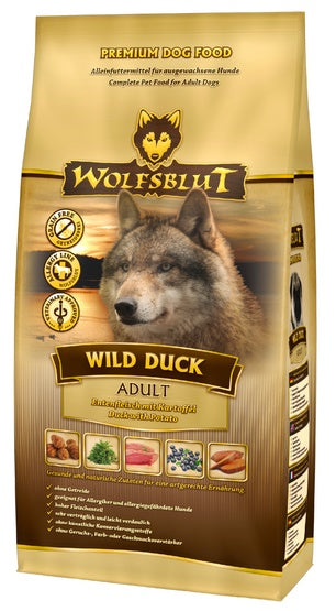 Wolfsblut Dog Wild Duck - kaczka i ziemniaki 2kg
