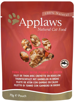 Applaws saszetka dla kota Tuńczyk i Krewetki Pacyficzne 70g
