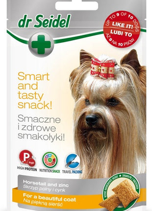 Dr Seidel Smakołyki dla psów na piękną sierść 90g