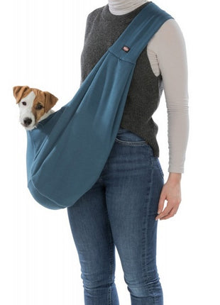 Trixie Nosidło przednie Soft do transportu zwierząt niebieski-jasnoszary