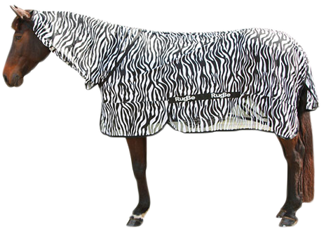 Vliegendeken Zebra incl. nekdeel