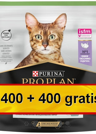 Purina Pro Plan Cat Sterilised Renal Adult Indyk 800g (400+400g gratis)