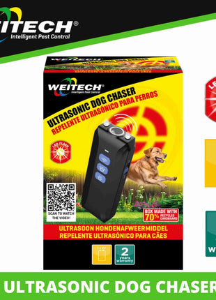 Weitech Ultrasone Hondenverjager WK0107 – afbeelding 2