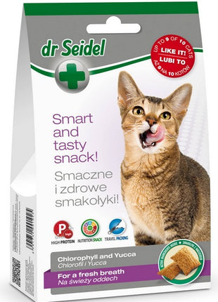 Dr Seidel Smakołyki dla kotów na świeży oddech 50g