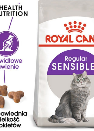 Royal Canin Sensible karma sucha dla kotów dorosłych, o wrażliwym przewodzie pokarmowym 2kg