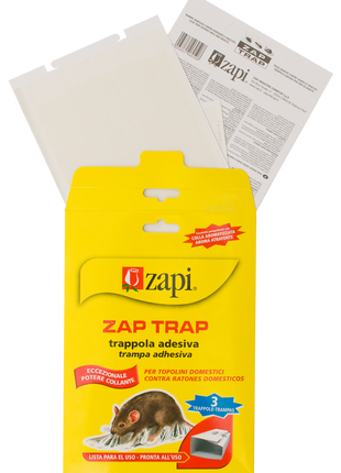 Zapi Zap Trap lijmval voor muizen en insecten 15x21cm