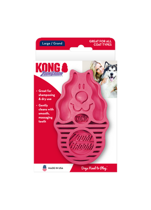 KONG ZoomGroom Raspberry