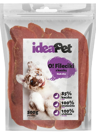 IdeaPet Fileciki z kaczką 500g
