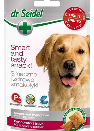 Dr Seidel Smakołyki dla psów na spokojną podróż 90g
