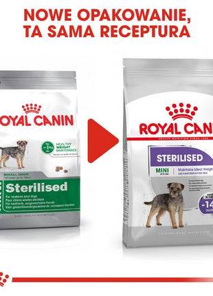 Royal Canin Mini Sterilised karma sucha dla psów dorosłych, ras małych, sterylizowanych 1kg