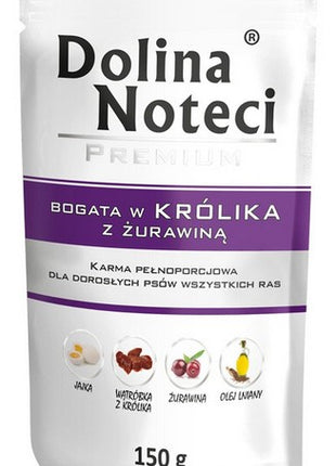 Dolina Noteci Premium Pies Królik i żurawina saszetka 150g