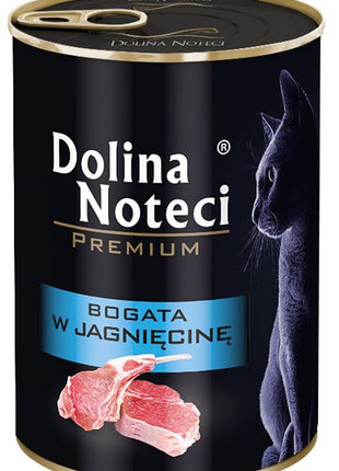 Dolina Noteci Premium Kot Bogata w jagnięcinę puszka 400g