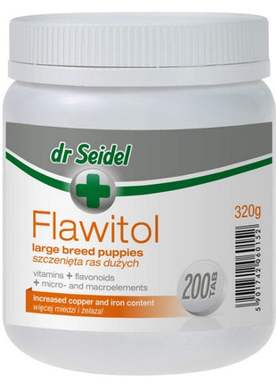 Dr Seidel Flawitol dla szczeniąt ras dużych 200 tabl.