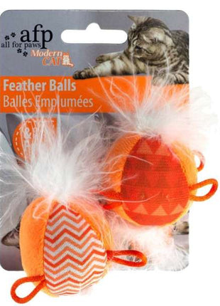 All for Paws Modern Cat Feather Ball