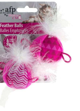 All for Paws Modern Cat Feather Ball