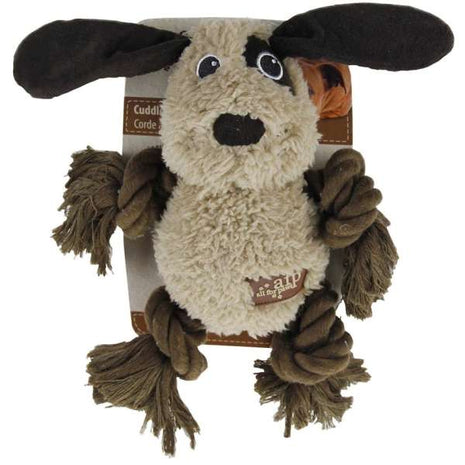 All for Paws Cuddle Rope mit Seil und Lammfell