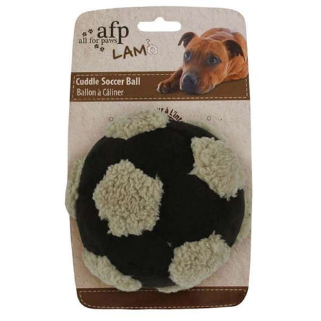 All for Paws Soccerball mit Lammfell