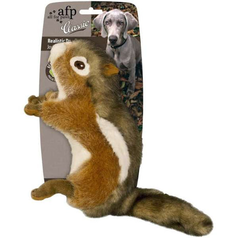 All for Paws Streifenhörnchen mit Squeeker