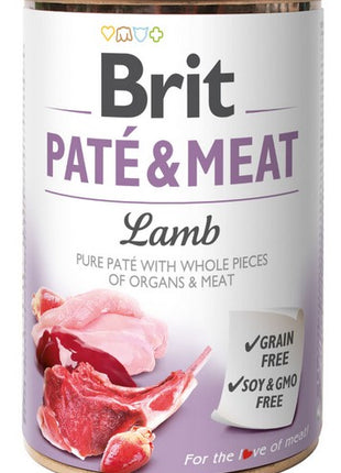 Brit Pate & Meat Dog Lamb puszka 400g