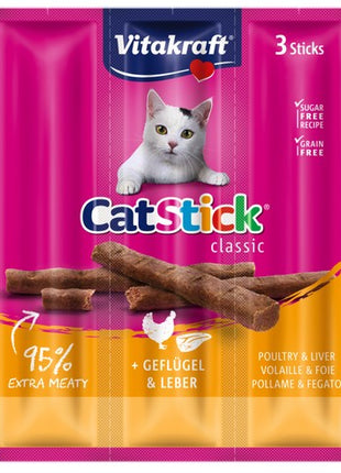 Vitakraft Cat Stick Classic Drób i Wątroba 18g [10869]
