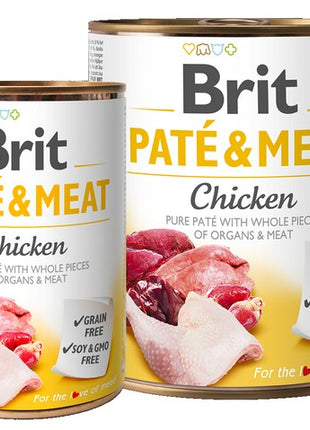 Brit Pate & Meat Dog Chicken puszka 800g