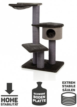 CanadianCat® Kratzbaum Coony 130 - grau