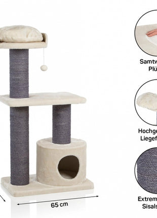 CanadianCat® Kratzbaum Maine Coon 120 - beige