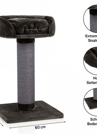CanadianCat® Kratzbaum Savanah 120 - grau