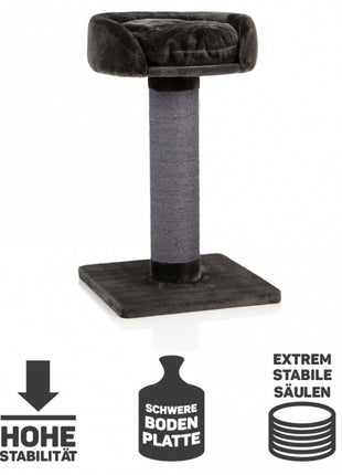 CanadianCat® Kratzbaum Savanah 120 - grau