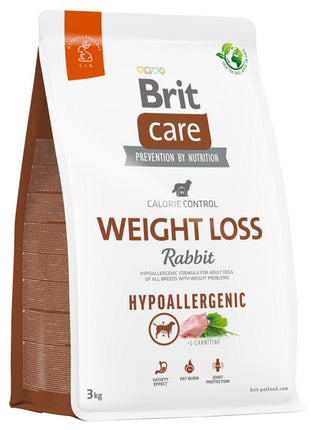Brit Care Hypoallergenic Dog Weight Loss Rabbit 3kg