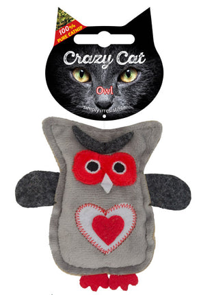 CRAZY CAT Eule mit 100% Catnip