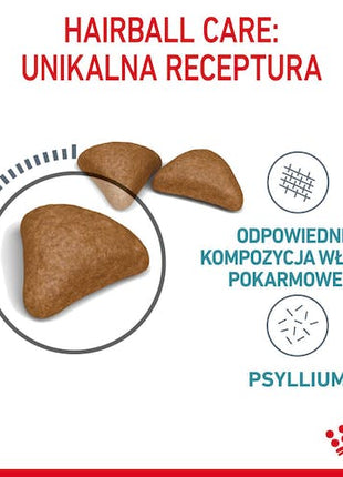 Royal Canin Hairball Care karma sucha dla kotów dorosłych, eliminacja kul włosowych 4kg
