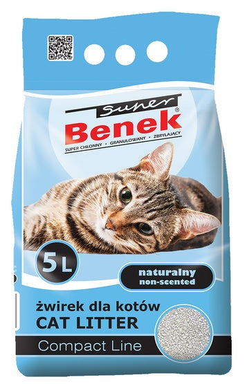 Super Benek Compact Blekitny zwirek